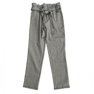 Sky Plus Black and White Slim Fit Pants